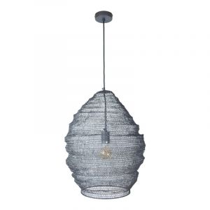 Industrialna lampa wisząca czarna, Lida
