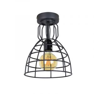 Industrialna lampa sufitowa czarna, Dexter