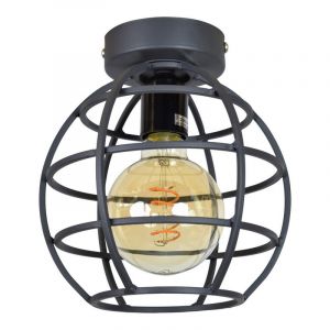 Industrialna lampa sufitowa czarna, Roland