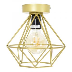 Industrialna lampa sufitowa złota, Merlon