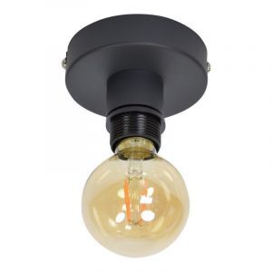 Industrialna lampa sufitowa czarna, Moda