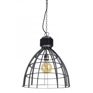 Industrialna lampa wisząca czarna, Redstar