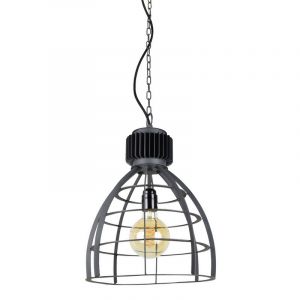 Industrialna lampa wisząca czarna, Redstar