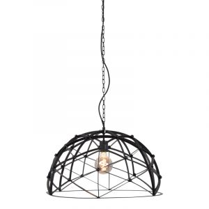 Industrialna lampa wisząca czarna, Ladan