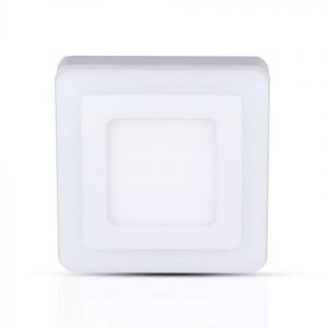 Plastikowy oświetlenie klatki schodowej biały, Haley, 8W, 3000K LED, IP54