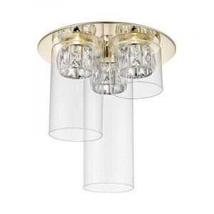 Design plafon sufitowy złoty, Maxwell, 5W, 3000K LED