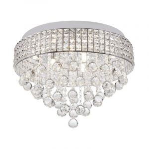 Design plafon sufitowy chromowany, Mitzy