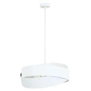 Nowoczesna lampa wisząca biała, Tanno