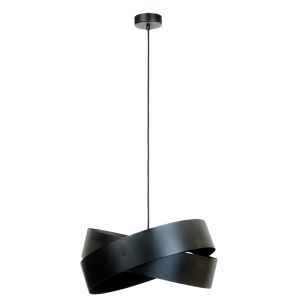Nowoczesna lampa wisząca czarna, Tanno
