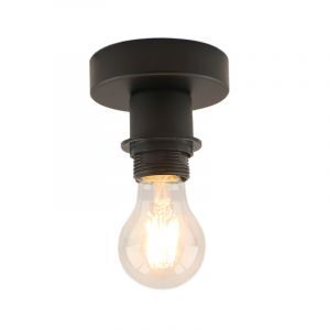 Nowoczesna rozeta do lamp czarna, Rima