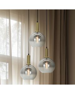 Design lampa wisząca szara, Emerson