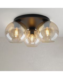 Design lampa sufitowa bursztynowa, Emerson