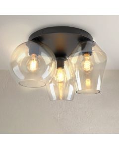 Design lampa sufitowa bursztynowa, Lazaro