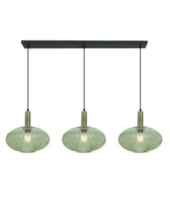 Retro lampa wiszaca zielona, Charlois
