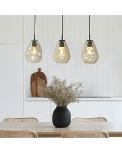 Design lampa wiszaca bursztynowa, Evito