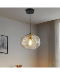 Design lampa wiszaca bursztynowa, Evita