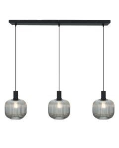Retro lampa wisząca szara, Charlois
