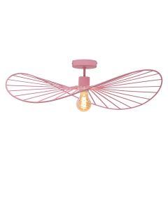 Nowoczesna lampa sufitowa różowa, Jolinda