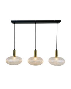 Retro lampa wisząca przezroczysta, Charlois
