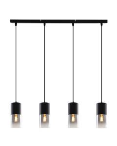 Nowoczesna lampa wisząca czarna, Huy