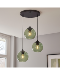 Design lampa wisząca zielona, Giada