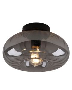 Retro lampa sufitowa szara, Diane