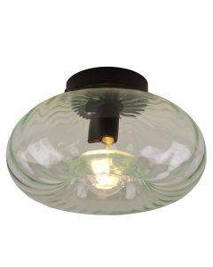 Retro lampa sufitowa zielona, Diane