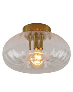 Retro lampa sufitowa przezroczysta, Diane