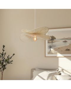 Papierowa lampa wisząca beżowa, Rosalie