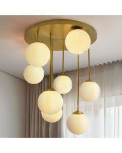 Design lampa sufitowa mosiądz, Stacy