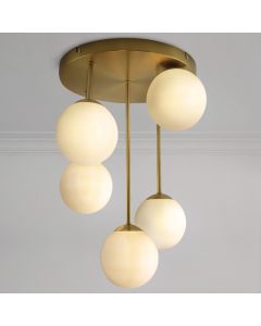 Design lampa sufitowa mosiądz, Stacy