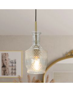 Design lampa wisząca przezroczysta, Danny