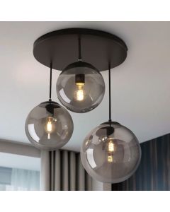 Design lampa sufitowa czarna, Dolf