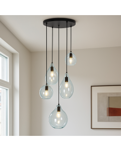 Design lampa wisząca niebieska, Cees