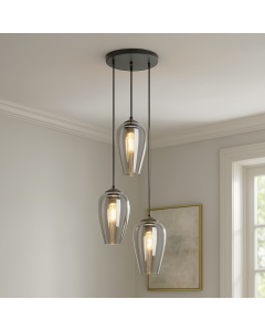 Design lampa wisząca szara, Andy