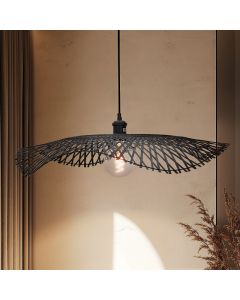 Bambusowa lampa wisząca czarna, Romee