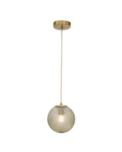 Retro lampa wisząca zielona, Johnson