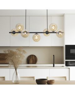 Design lampa wisząca bursztynowa, Remo