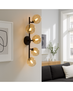 Design kinkiet bursztynowy, Remo