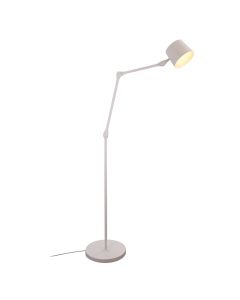 Nowoczesna lampa stojąca biała, Rinke, z przełącznik