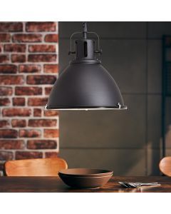 Industrialna lampa wisząca czarna, Alexi