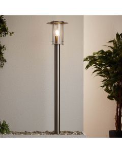 Metalowa lampa zewnętrzna chromowana, Shamayra, IP44
