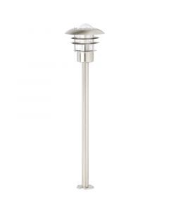 Metalowa lampa zewnętrzna chromowana, Ajlina, IP44
