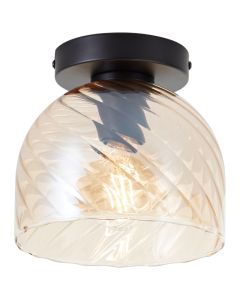Retro lampa sufitowa bursztynowa, Ubah