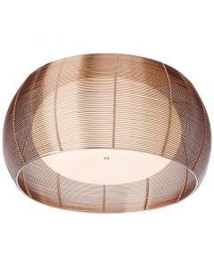 Nowoczesna lampa sufitowa brązowa, Amela