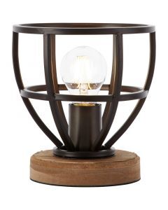Nowoczesna lampa stołowa czarna, Esmee, z przełącznik