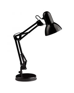 Industrialna lampa biurkowa czarna, Naline, z przełącznik