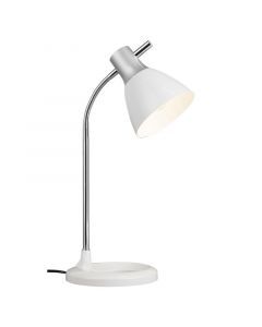 Design lampa biurkowa biała, Liberty, z przełącznik