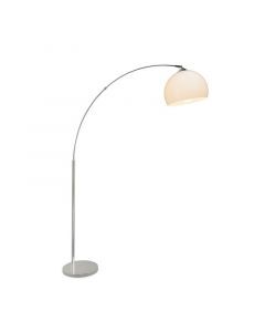 Nowoczesna lampa stojąca łukowa chromowana, Ariana, z przełącznik