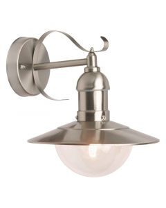 Design lampa zewnętrzna chromowana, Viktória, IP44